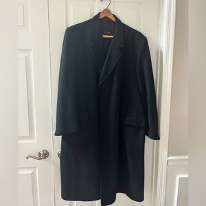 Barney’s men’s black Cashmere coat